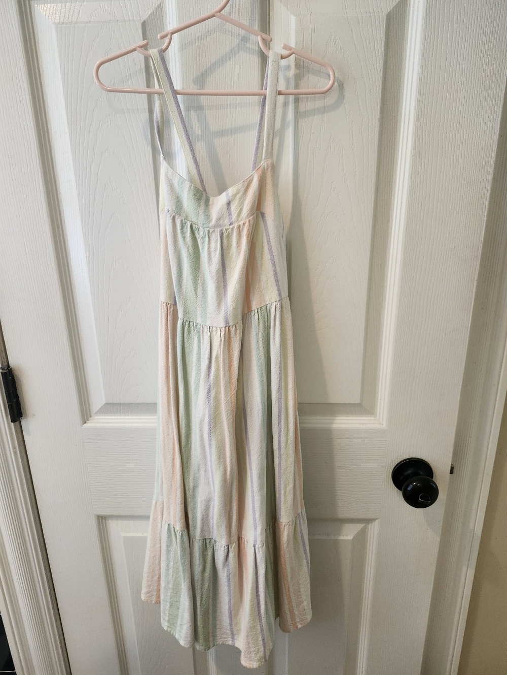 Girls Cat And Jack Pastel Stripe Dress